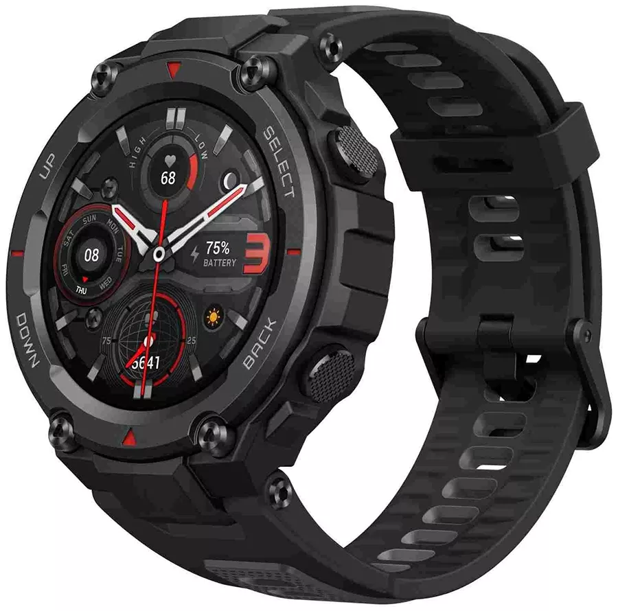 Гибридные умные часы Amazfit T-Rex Pro (черный) - фото1 Гибридные умные часы Amazfit T-Rex Pro (черный) - фото1