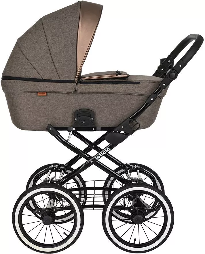 Коляска-люлька Pituso Leticia Classic (511/CL, chocolate/brown metalic) - фото1