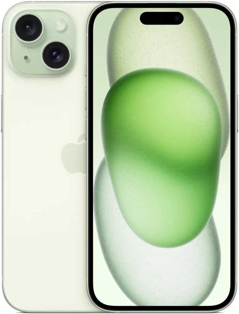 Смартфон Apple iPhone 15 128GB (зеленый) - фото1 Смартфон Apple iPhone 15 128GB (зеленый) - фото1