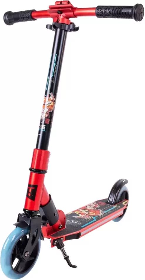 Cамокат Tech Team 145R Evolution Lux 2024 (красный) - фото1 Cамокат Tech Team 145R Evolution Lux 2024 (красный) - фото1